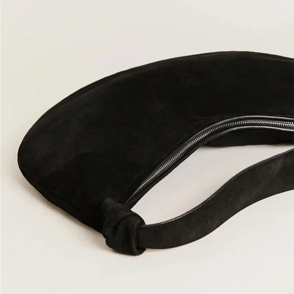 Reformation Rhea Suede Hobo Bag, BRAND NEW - Picture 3 of 11